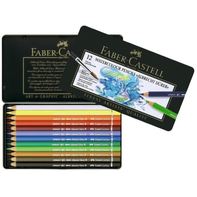 Faber Castell Albrecht Dürer akvarelové pastelky 12 ks