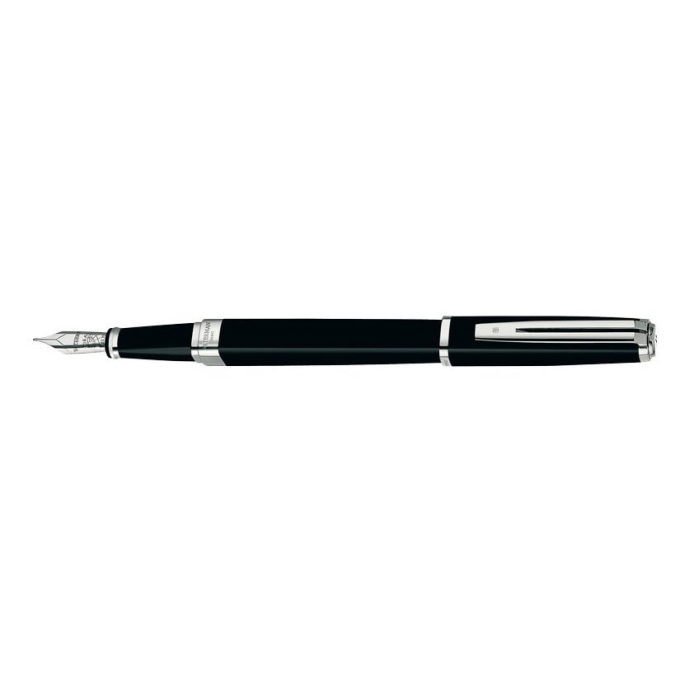 Waterman Exception Slim Black Lacquer ST plnicí pero