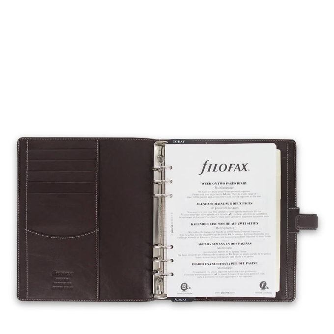Filofax Holborn A5 hnědý diář