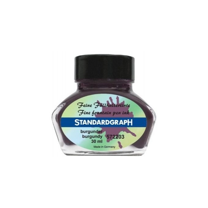 Standardgraph Burgundy lahvičkový inkoust 30 ml