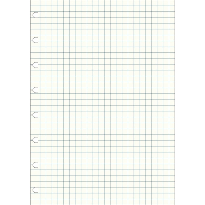 Filofax náhradní listy do zápisníků A4 - čtverečkované