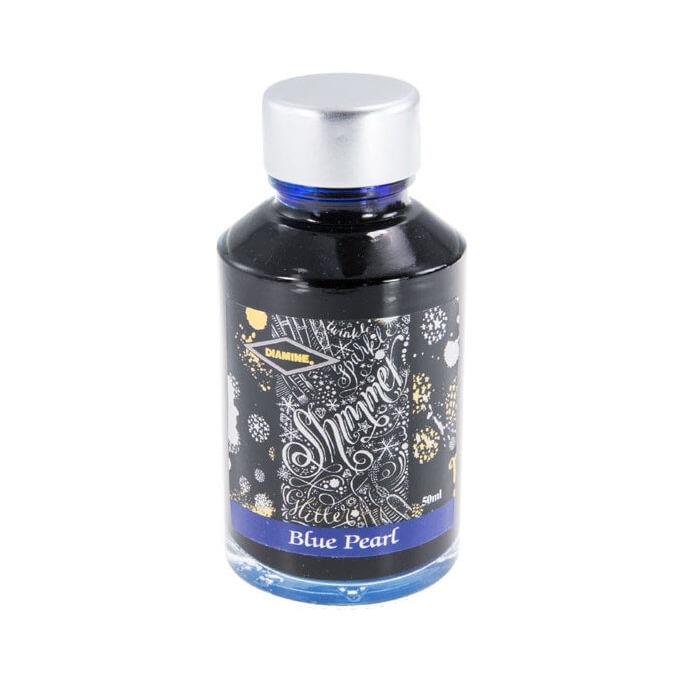 Diamine Shimmer Blue Pearl lahvičkový inkoust 50 ml