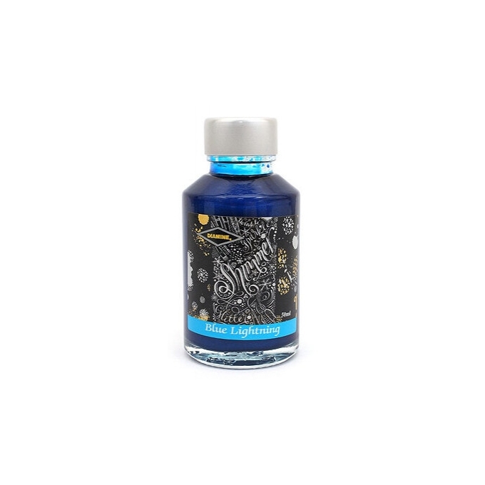 Diamine Shimmer Blue Lightning lahvičkový inkoust 50 ml