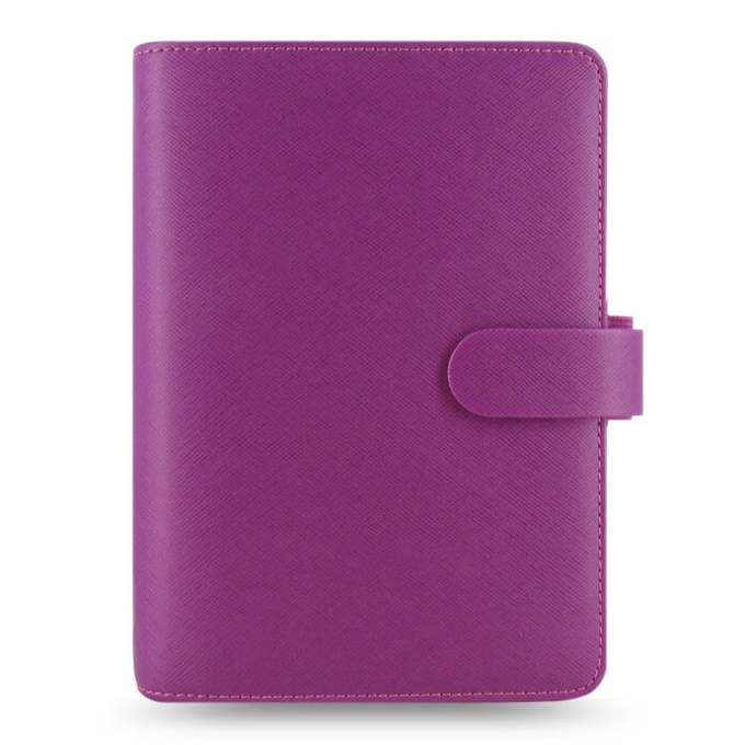 Filofax Saffiano Osobní malinový diář