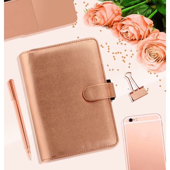 Filofax Saffiano Rose Gold Osobní diář