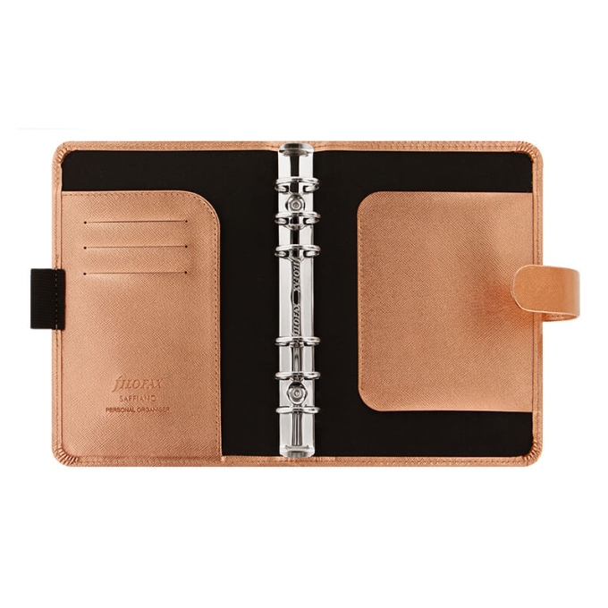 Filofax Saffiano Rose Gold Osobní diář