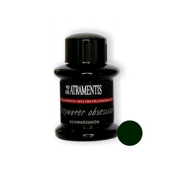De Atramentis Black Edition - Black Green lahvičkový inkoust 45 ml