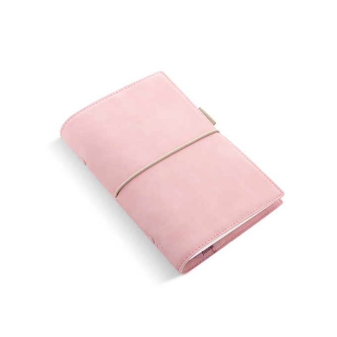 Filofax Domino Soft osobní pastelový růžový diář