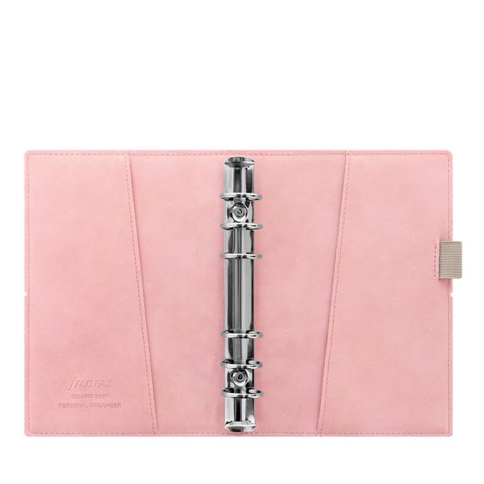 Filofax Domino Soft osobní pastelový růžový diář