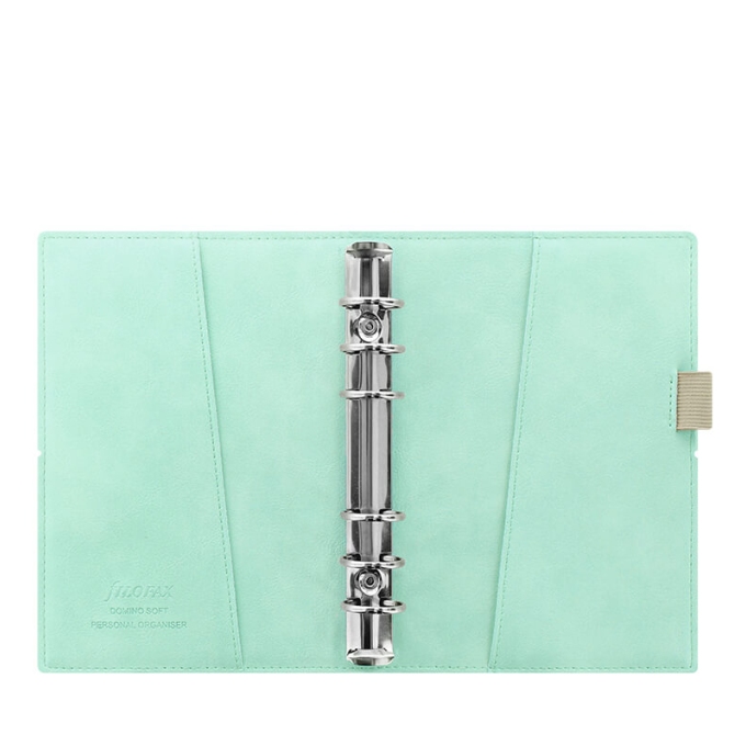 Filofax Domino Soft osobní pastelový zelený diář