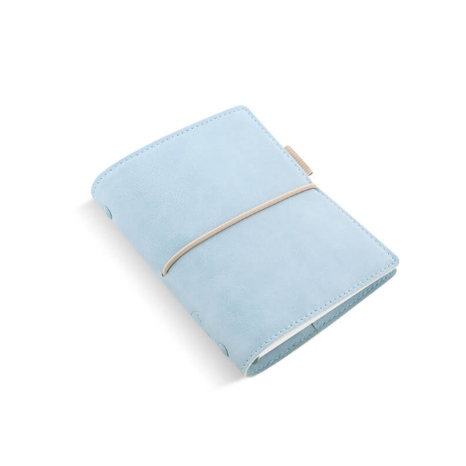 Diář Filofax Domino Soft kapesní pastelový modrý