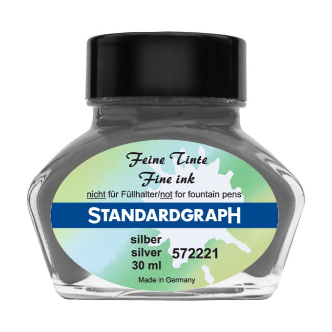 Standardgraph Silver kaligrafický inkoust 30 ml