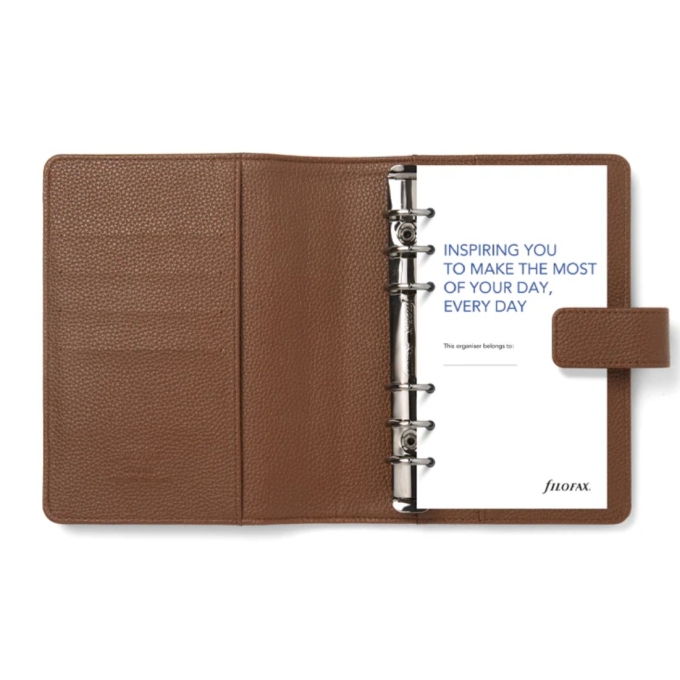 Filofax Camden osobní hnědý diář