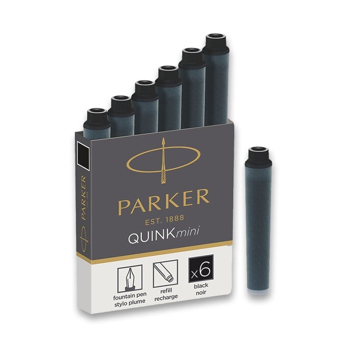 Parker krátké inkoustové bombičky 6 ks