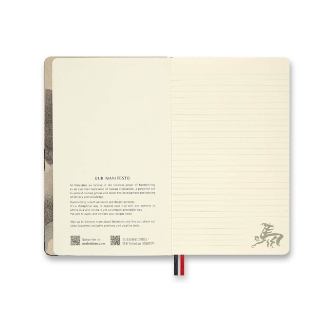 Moleskine Horse Calligraphy zápisník A5 linkovaný