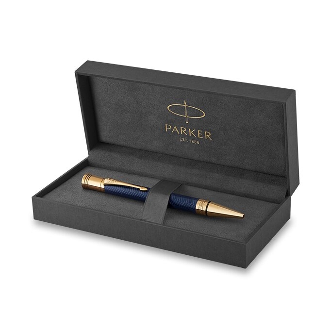 Parker Duofold Prestige Blue Chevron kuličkové pero