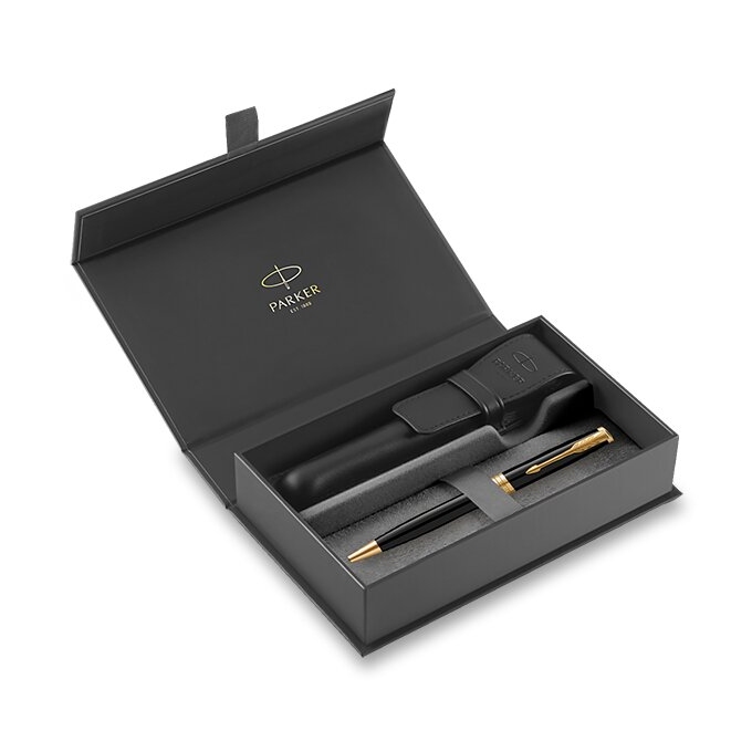 Parker Sonnet Black GT dárková sada s pouzdrem