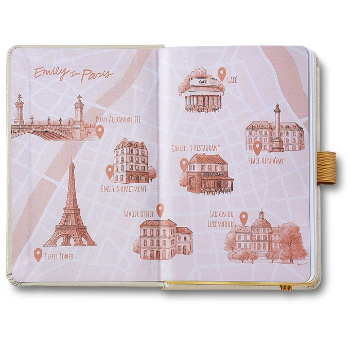 Sheaffer 100 Champagne Emily in Paris GT dárková sada se zápisníkem