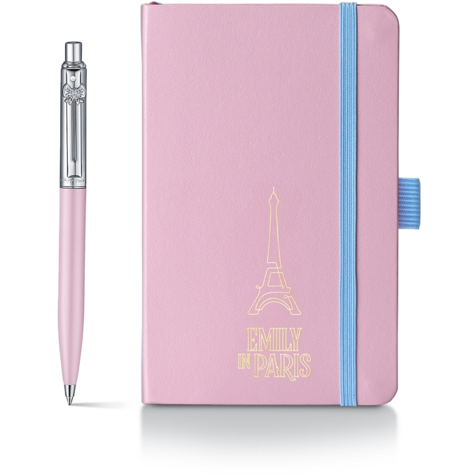 Sheaffer Sentinel Pink Emily in Paris CT dárková sada se zápisníkem