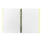 Filofax Clipbook Saffiano Fluoro Yellow A5