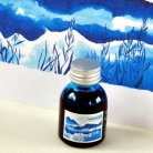Inkebara LE Modrá večerní lahvičkový inkoust 60 ml