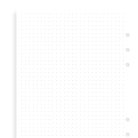 Filofax A5 tečkovaný papír, 30 listů