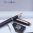 Scrikss Oscar Brown Pink Gold plnicí pero