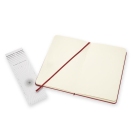 Skicář Moleskine M červený tvrdé desky