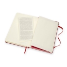 Skicář Moleskine M červený tvrdé desky