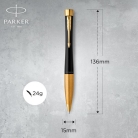 Parker Urban Twist Muted Black GT kuličkové pero