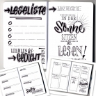 Online Black Lettering sada linerů 5 ks