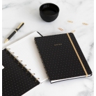 Filofax Moonlight Black A5 zápisník