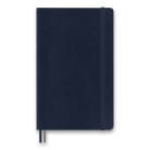 Zápisník Moleskine L čistý modrý měkké desky