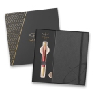 Parker Royal I.M. Premium Red GT dárková sada se zápisníkem