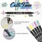 Online Calli.Twin Pastel kaligrafické fixy 5 ks