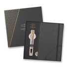Parker I.M. Brushed Metal GT dárková sada se zápisníkem