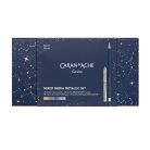 Caran dAche Cosmic Blue metalická sada pastelů a pastelek