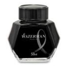Waterman Black lahvičkový inkoust 50 ml