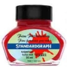 Standardgraph Tulip Red lahvičkový inkoust 30 ml