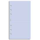 Filofax linkovaný papír levandulový 30 listů osobni