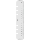 Filofax pravítko / záložka transparentní - Osobní
