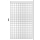 Filofax papír čtverečkovaný bílý, 20 listů - kapesní