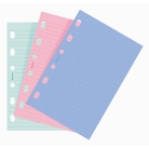 Filofax papír linkovaný, fashion barvy, 30 listů - kapesní