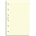 Filofax papír linkovaný krémový, 20 listů - kapesní