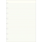 Filofax náhradní listy do zápisníků A4 - linkované