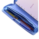 Filofax Saffiano ZIP Compact modrý diář