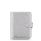 Filofax Saffiano Metallic Silver Kapesní diář