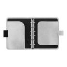 Filofax Saffiano Metallic Silver Kapesní diář