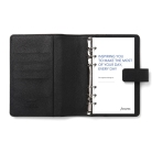 Filofax Camden Osobní černý diář