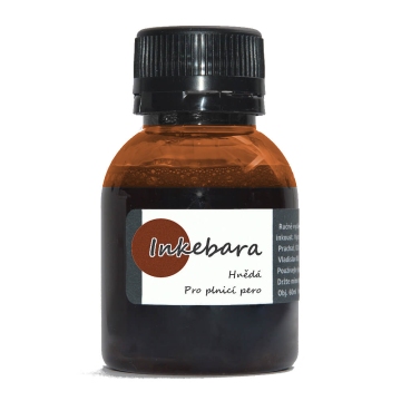 Inkebara Hnědý lahvičkový inkoust 60 ml